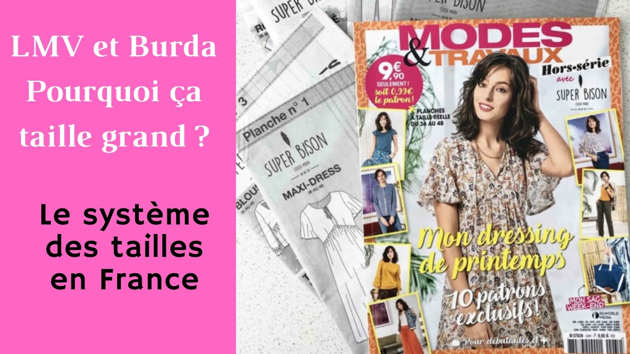 Comment choisir sa taille chez Burda et La maison Victor