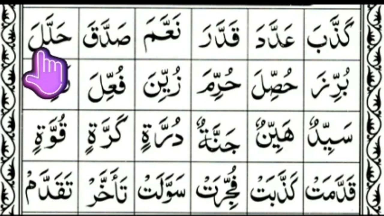 (Lesson - 31) learn the holy quran for absolute beginners.....learn quran reading with tajweed......