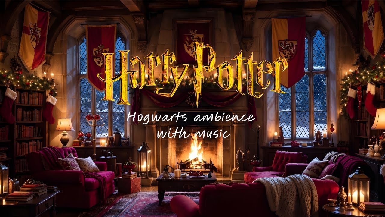 ✨ Gryffindor Common Room — Christmas Magic at Hogwarts | Harry Potter Full Soundtrack ✨