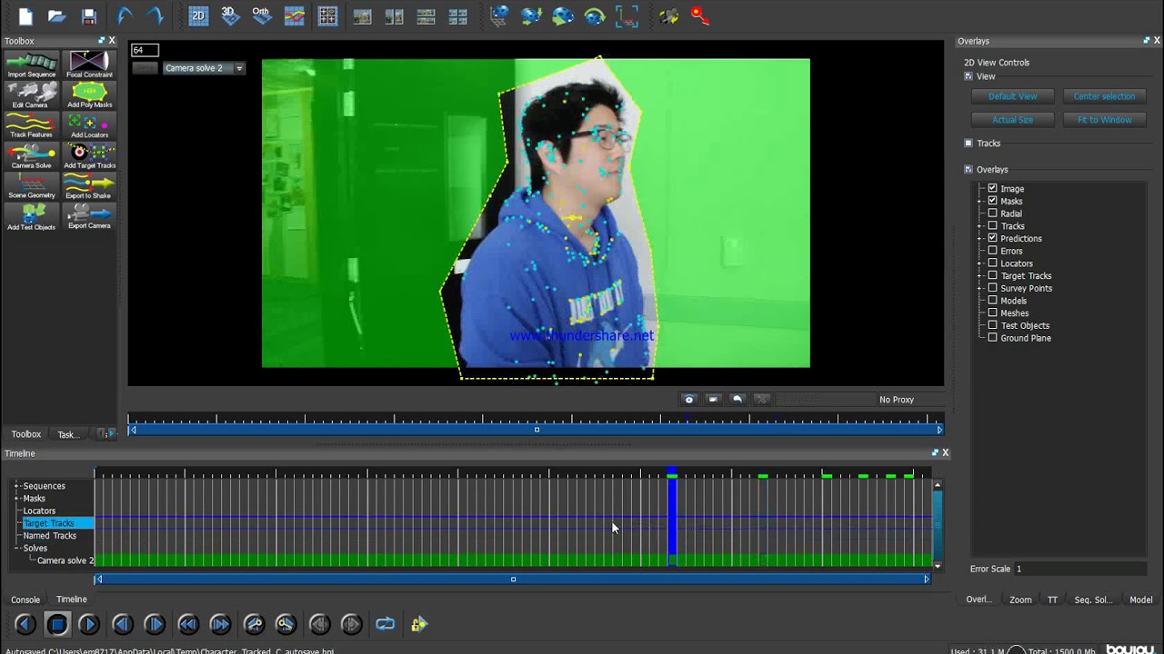 BOUJOU & MAYA: Object Tracking and Scene Integration 02