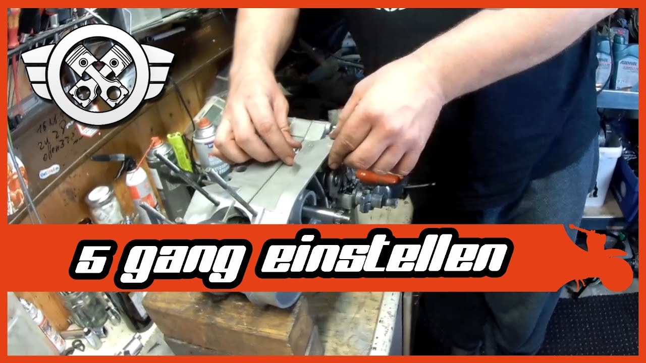 Simson S51 Motor Tuning | Motor Hälften zusammen | 5 Gang Getriebe einstellen