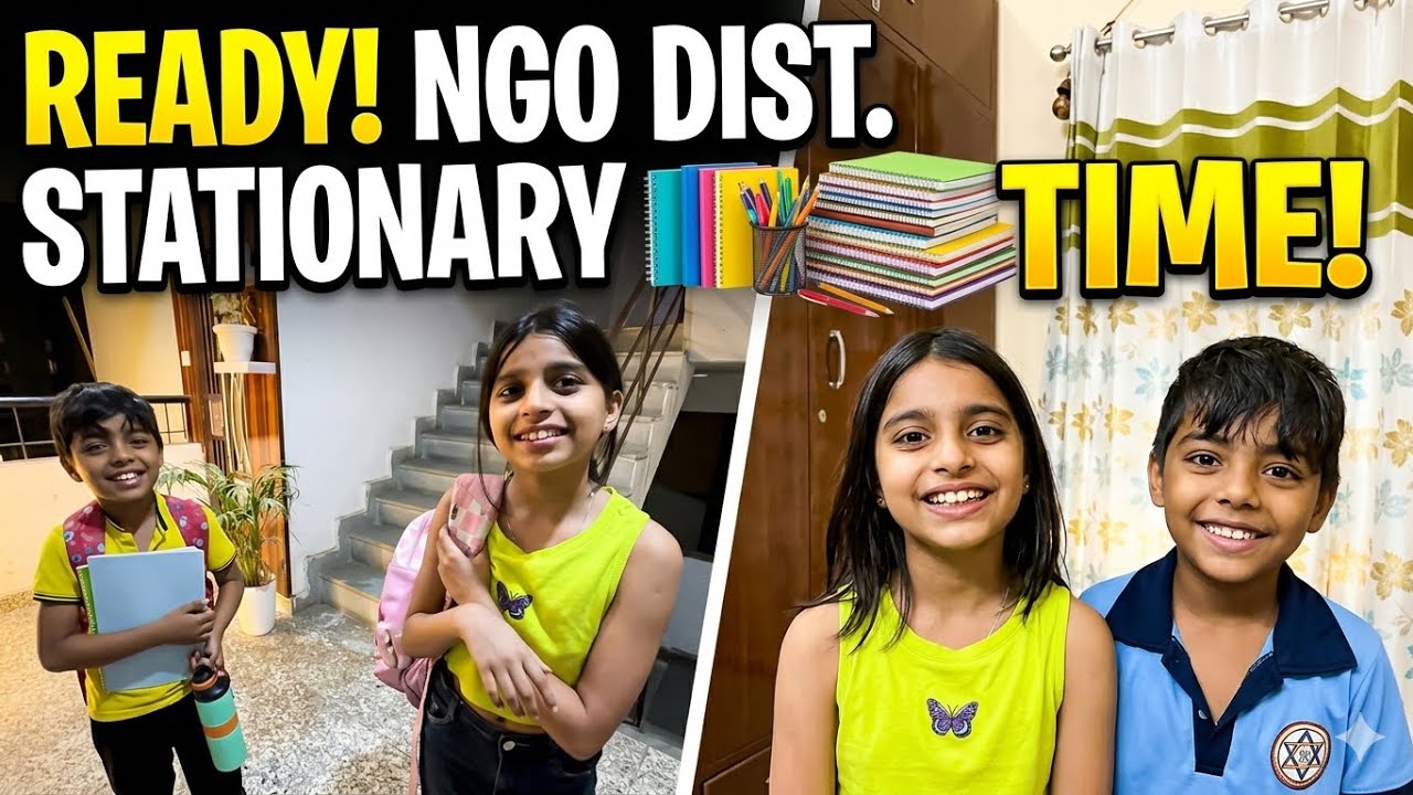 NGO visit ki tyari 🎁!एनजीओ विजिट की तैयारी 🎁