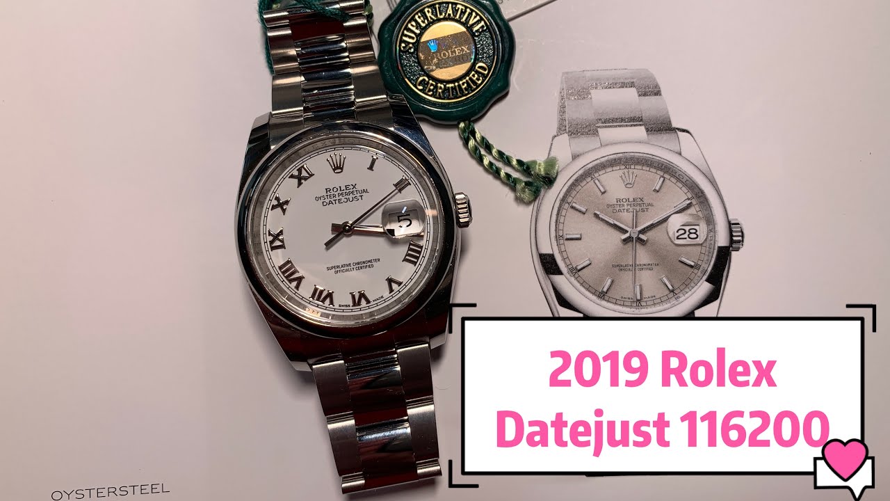 2019 Rolex Datejust 116200 quick review