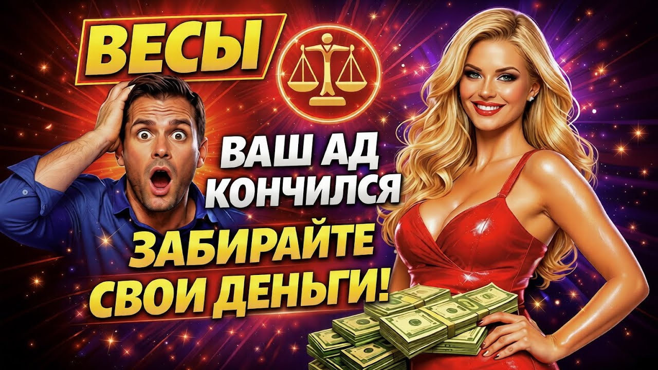 ВЕСЫ Старая жизнь трещит по швам. ШАНС Выйти ИЗ АДА!  3 ДНЯ СТАНОВЯТСЯ РЕШАЮЩИМИ 2026