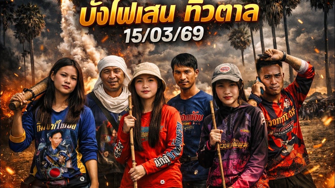 #บั้งไฟแสนทิวตาล #บ้านหัวเมือง 15/03/69