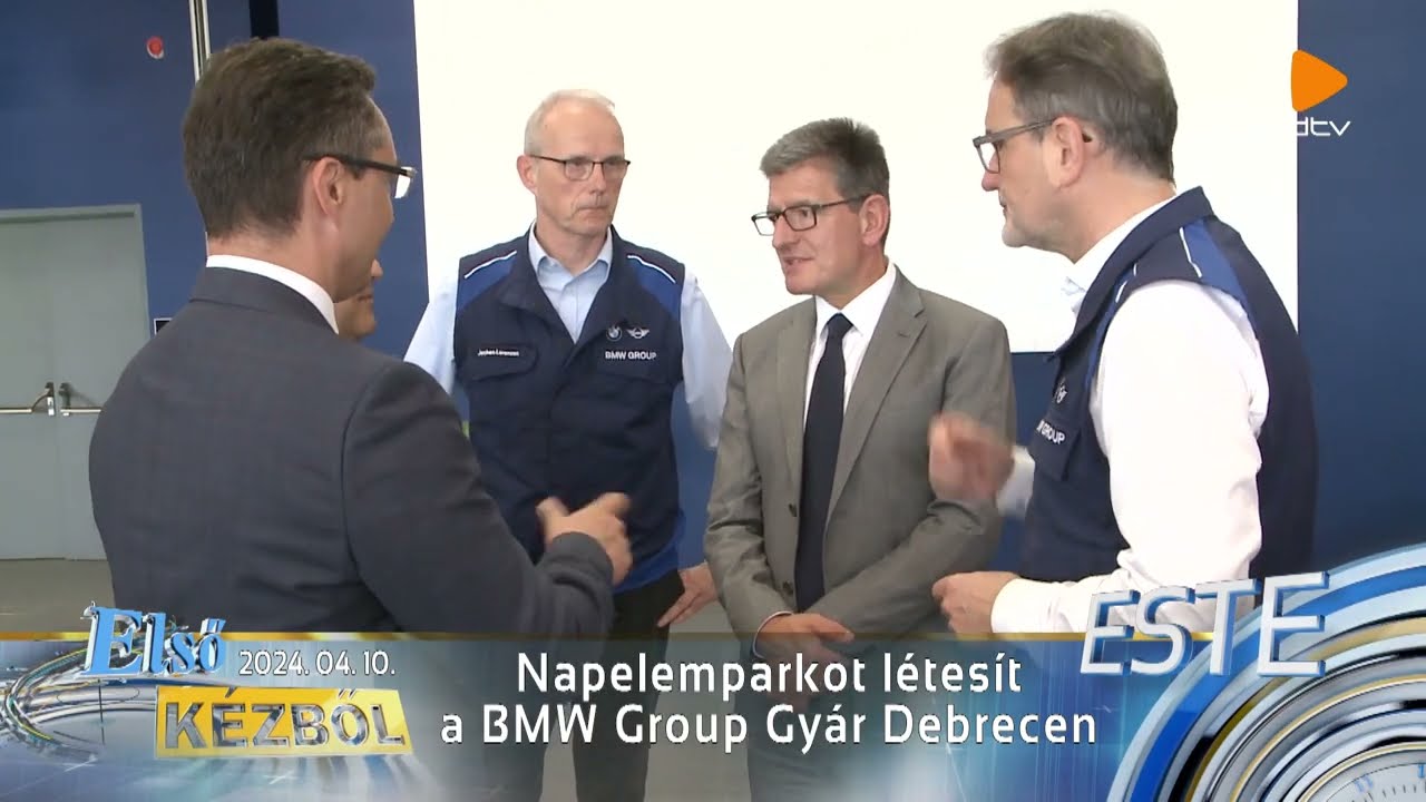 Napelemparkot létesít a BMW Group Gyár Debrecen