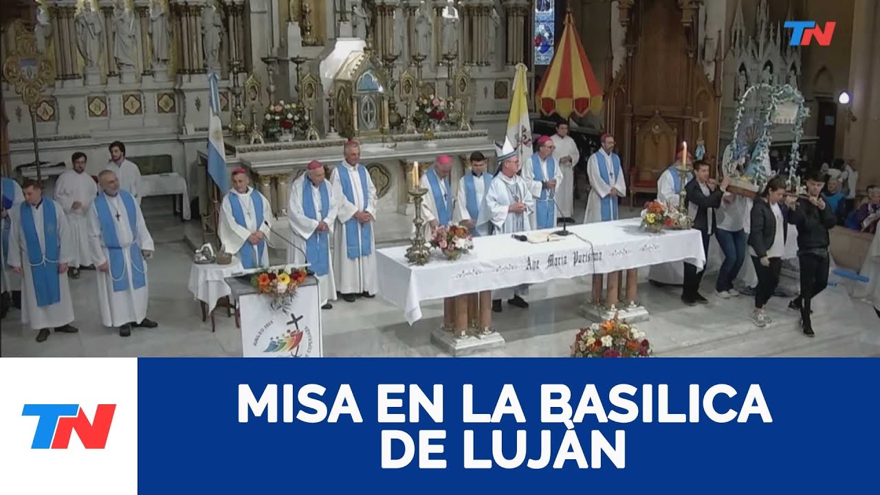 Basilica de Lujàn: Miles de fieles participaròn de la misa