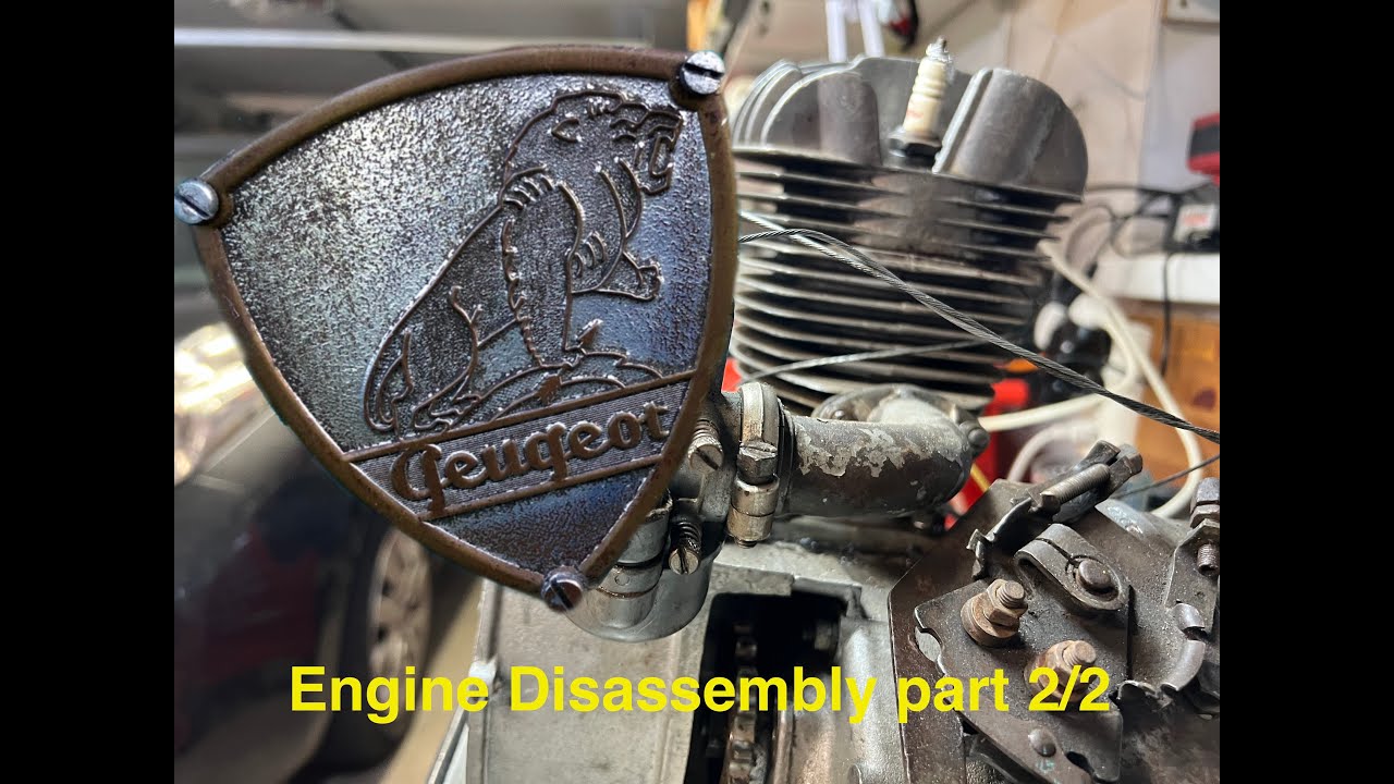 Peugeot s157b  -  engine disassembly part 2/2