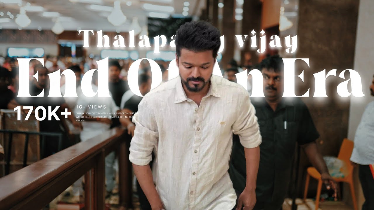 Thalapathy Era Comes to an End 🍂 | End of an thalapathy cinema