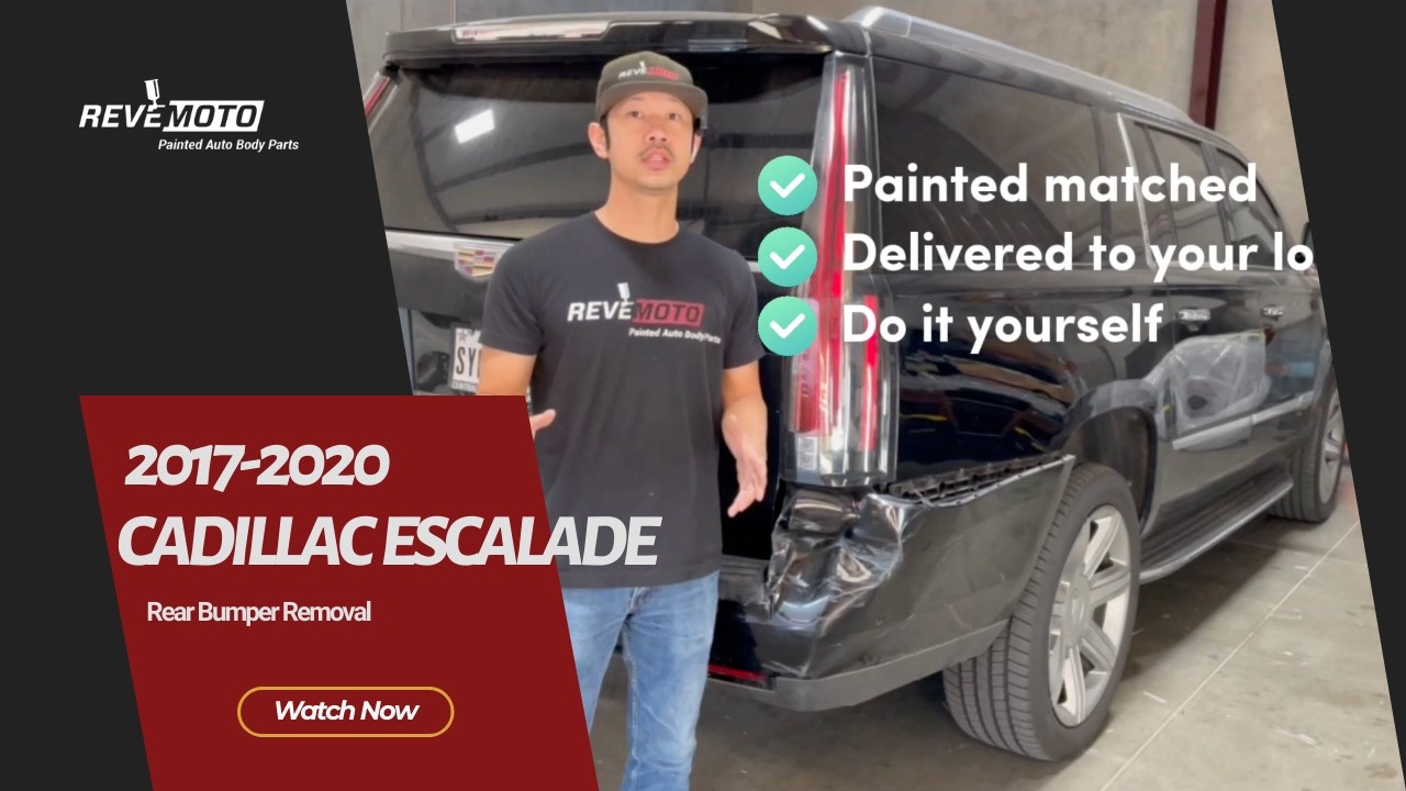 Как снять задний бампер на Cadillac Escalade 2017 года (пошаговая инструкция) | ReveMoto