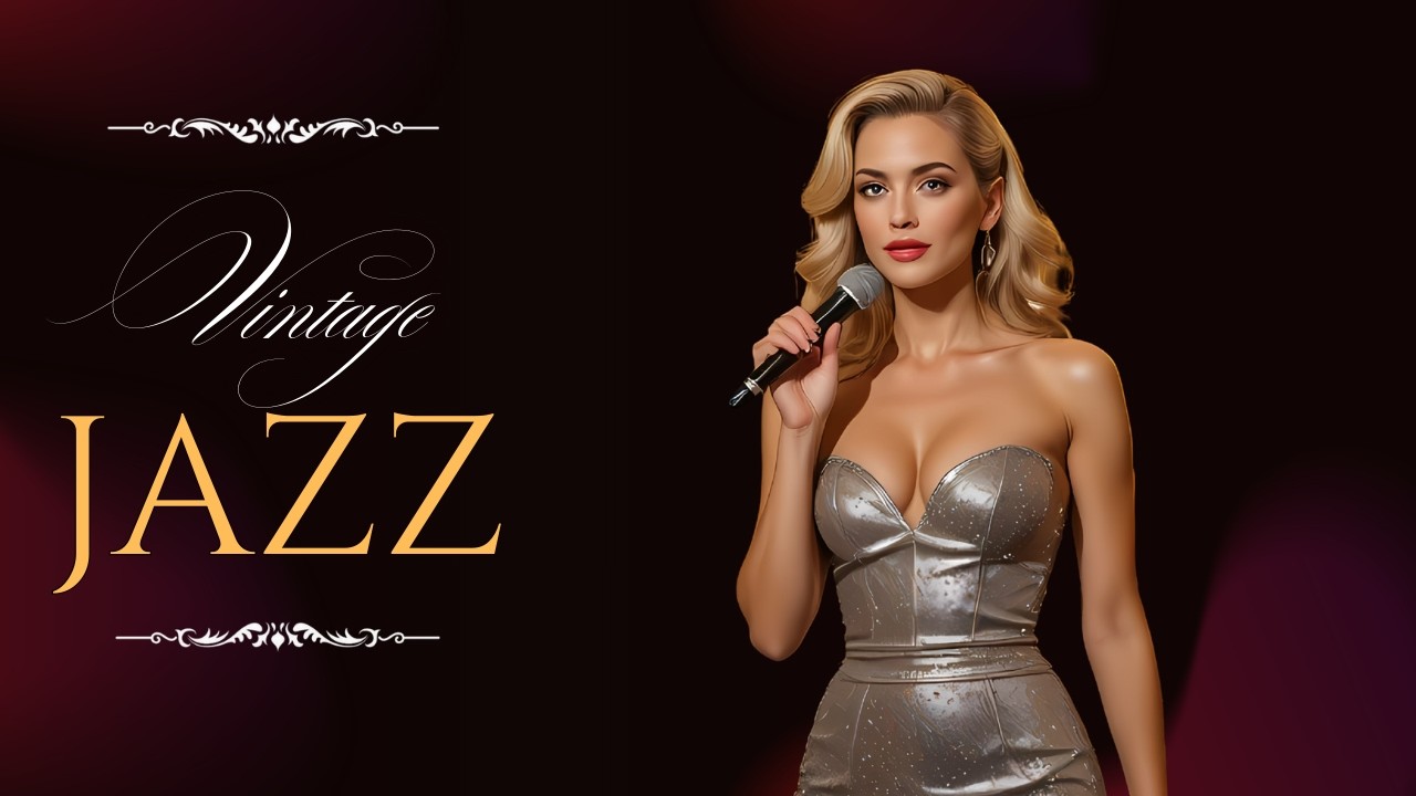 Jazz Bar Atmosphere & Old Jazz Songs 1940s Crooner Style