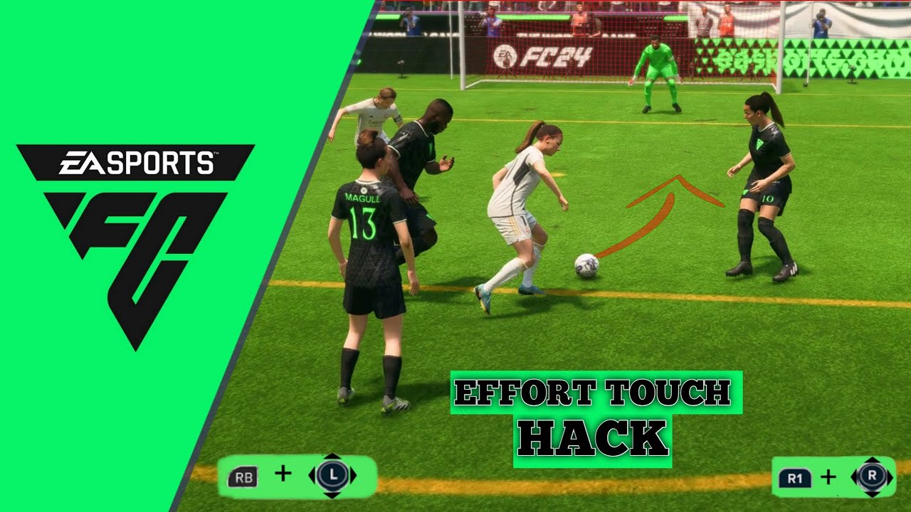 FC 24 | How to Dribble through Any Defense Using The Effort Touch Broken Mechanism.