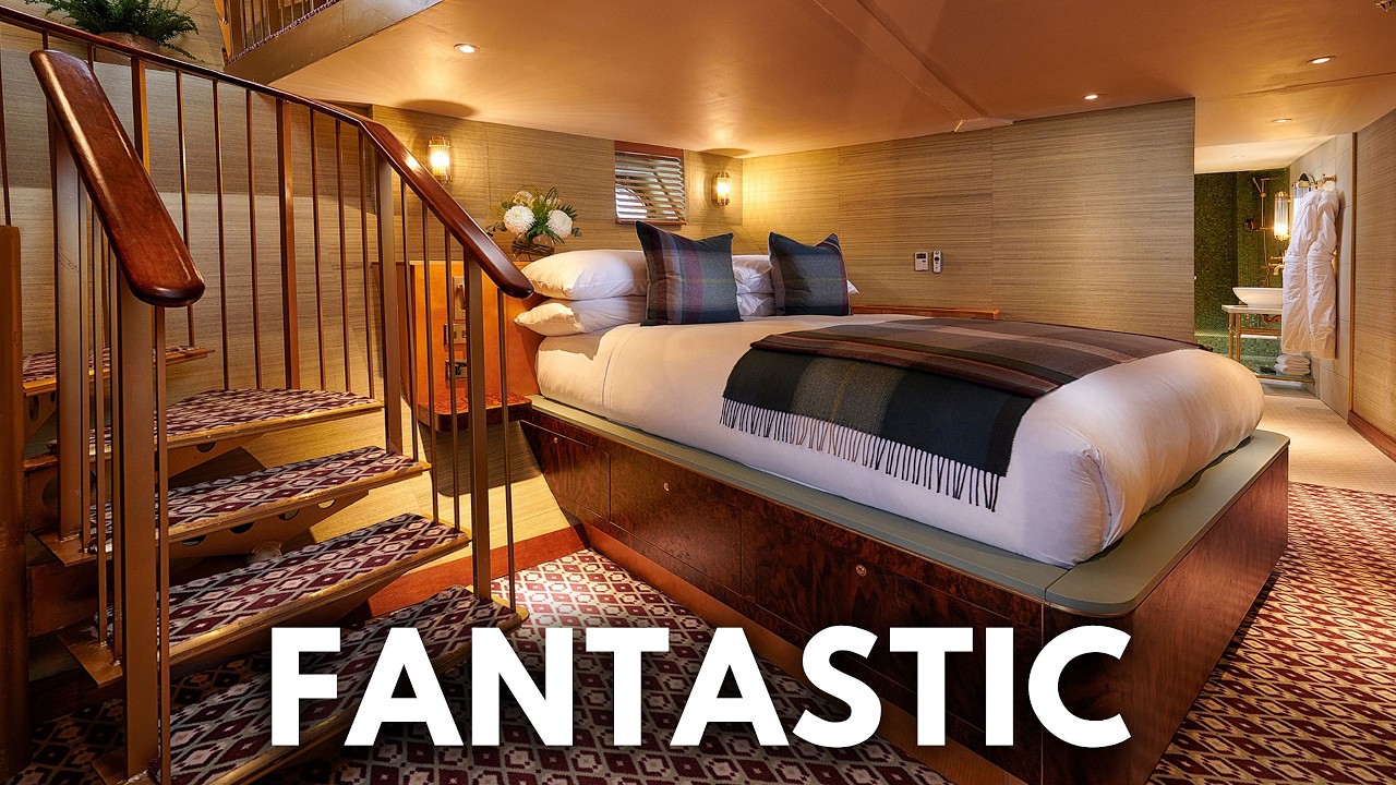 Staying in a Luxury Floating Hotel - Fingal Edinburgh 