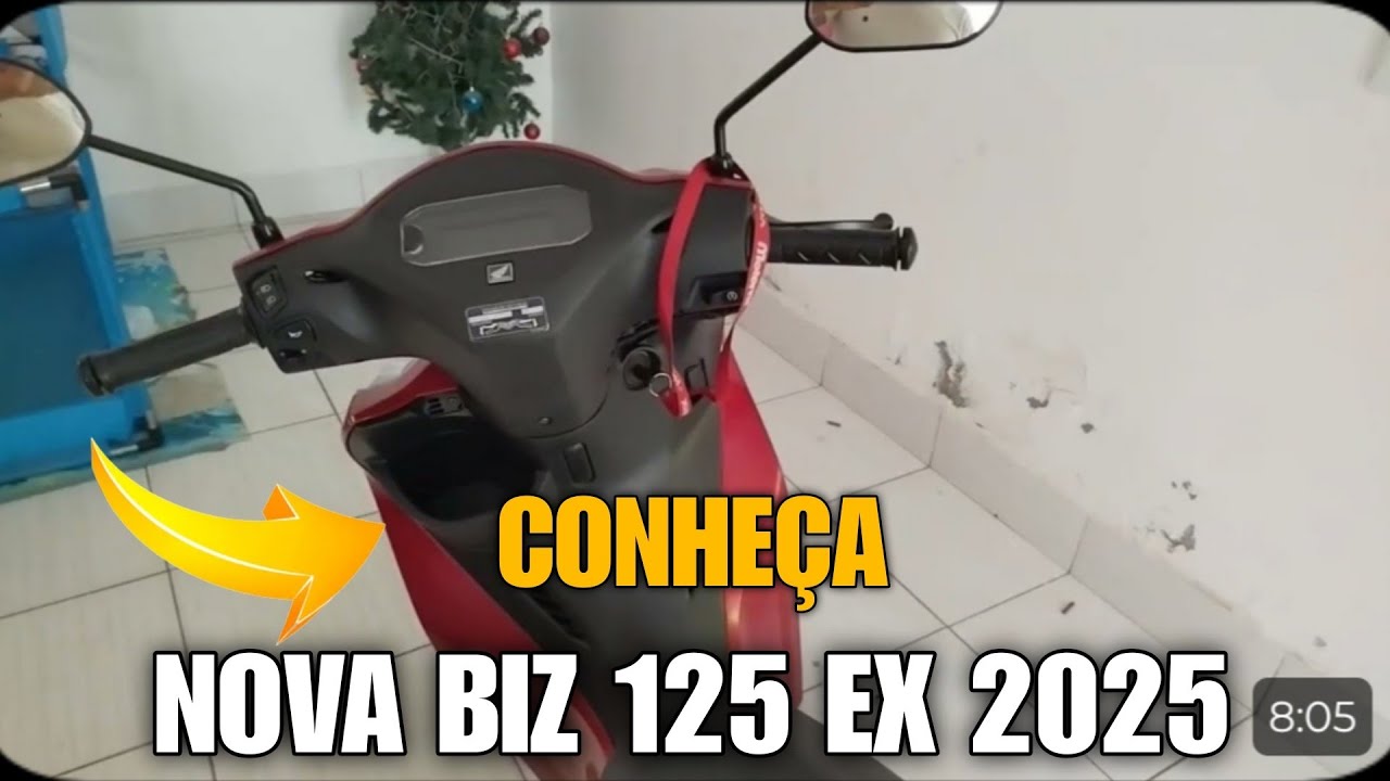 NOVA BIZ EX 125 ANO 2025 VERMELHA VALE A PENA? TODOS OS DETALHES E NOVIDADES E PREÇO 
