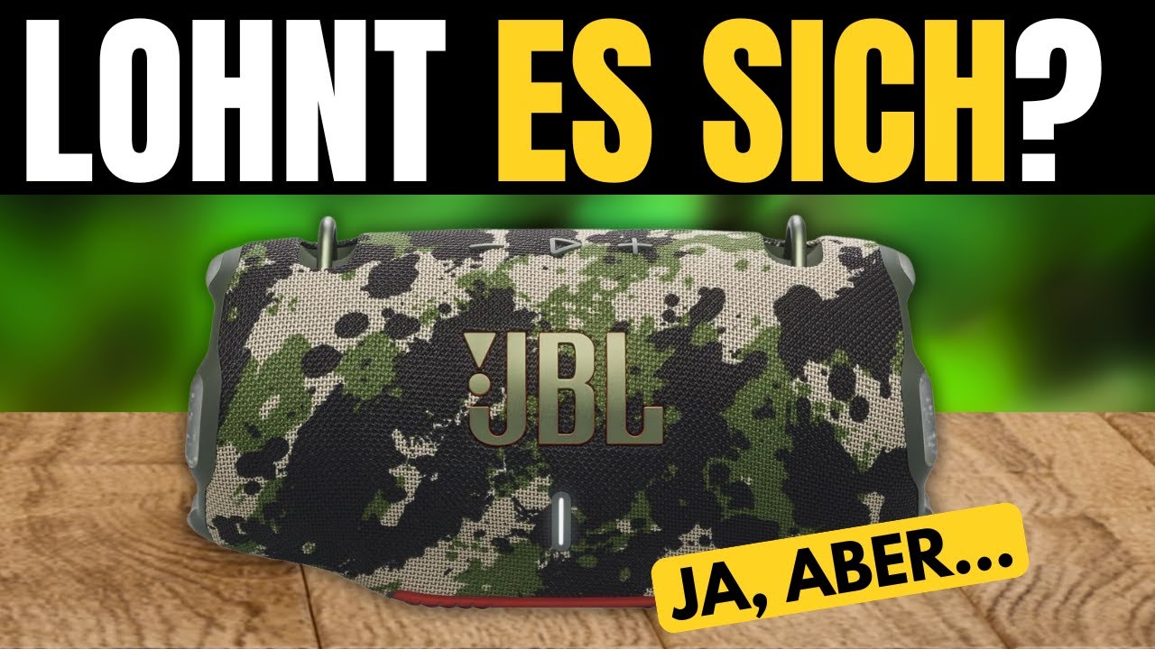 JBL Xtreme 4 Musikbox, Tragbarer Bluetooth-Lautsprecher mit tiefem Bass, KI-Sound-Boost