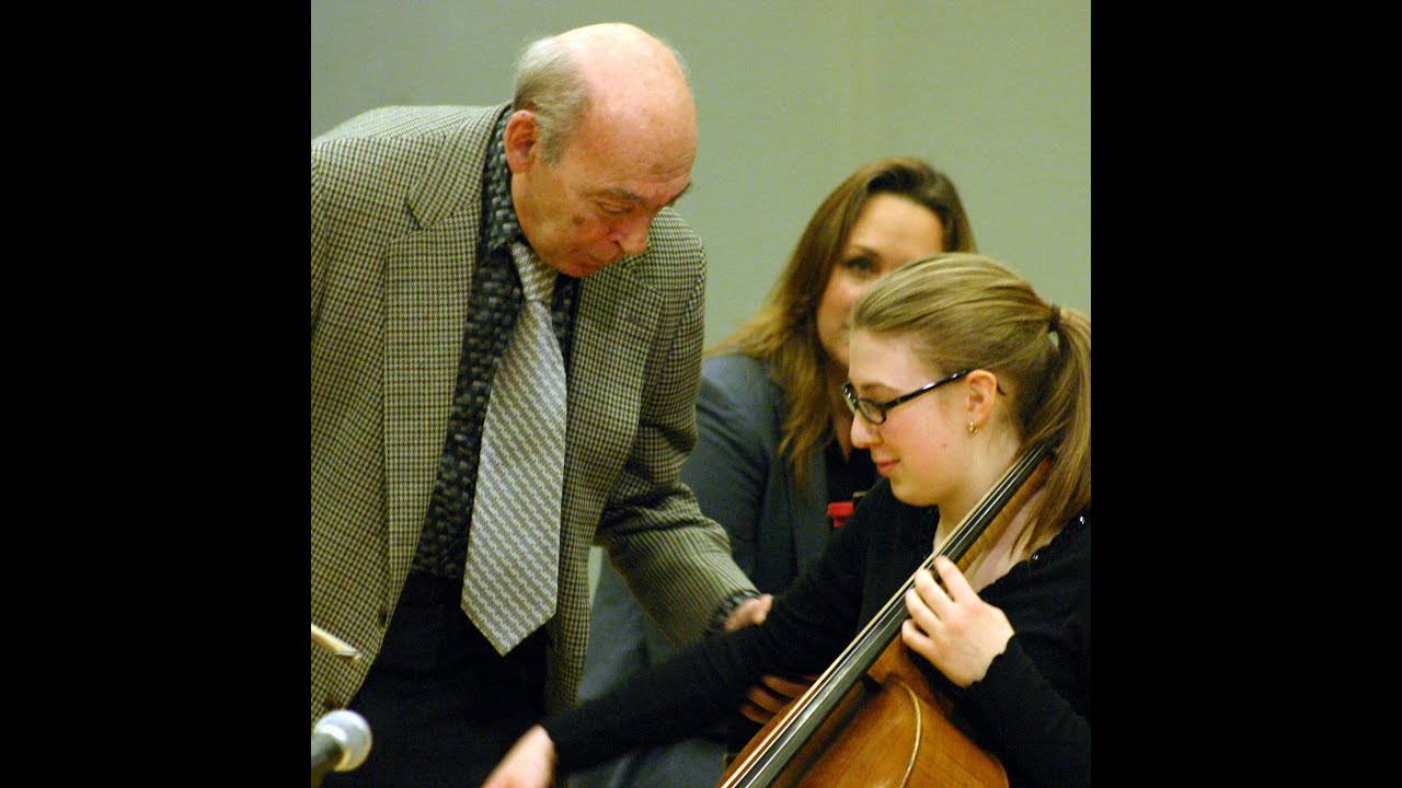 Janos Starker teaching Popper Hungarian Rhapsody
