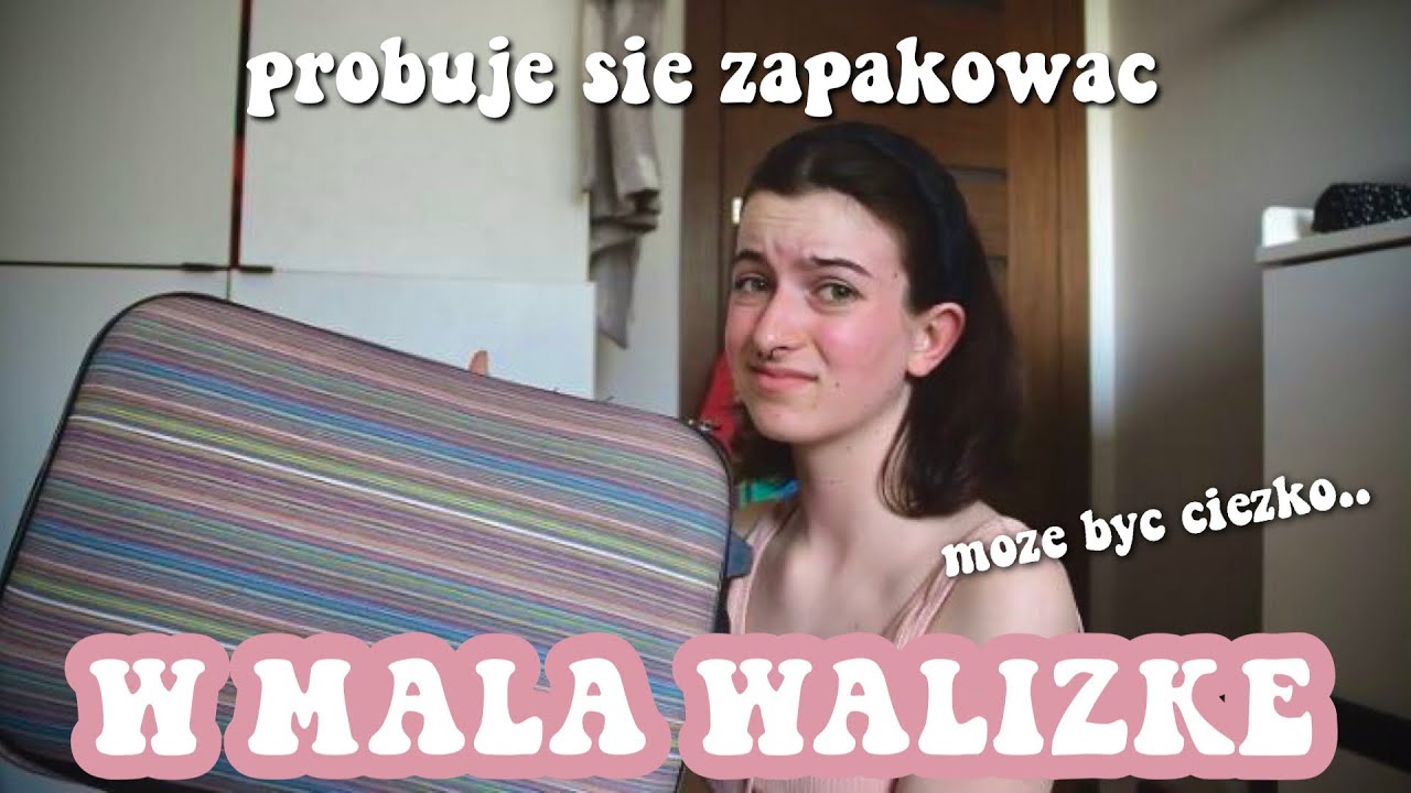 PAKOWANIE *malutkiej* WALIZKI NA WYCIECZKĘ SZKOLNĄ