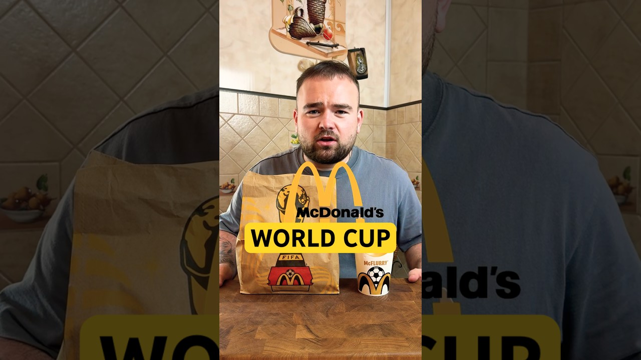 Oferta na MISTRZOSTWA ŚWIATA w McDonalds! ⚽️🏆#food#test#mcdonald#short