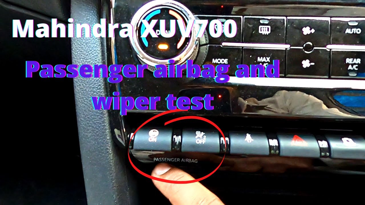 Mahindra XUV700  Passenger airbag | favourite key | windshield viper | tutorials | DIY