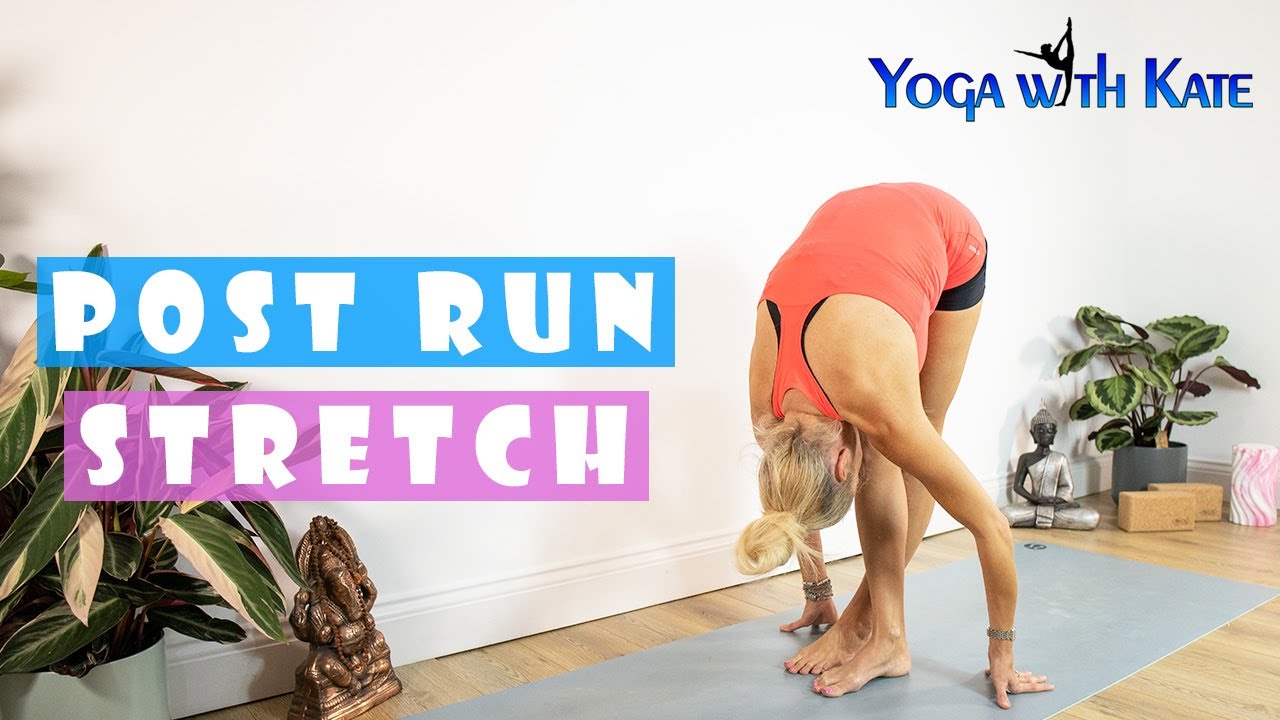 Post Run Yoga | Post Run Stretch | After Run Stretches | Runners Yoga | Yoga with Kate | 4K