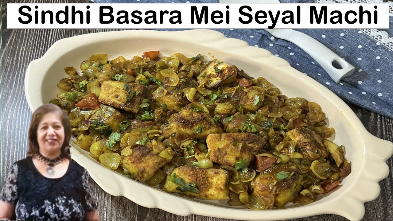 Sindhi Basara Mei Seyal Machi | Sindhi Style Fish with Diced Onions & Spices