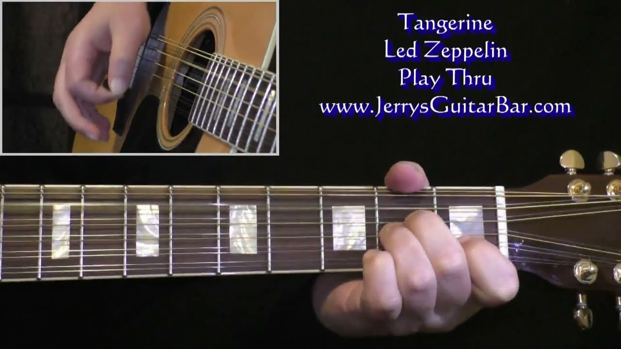 Led Zeppelin Tangerine | Guitar Play Thru