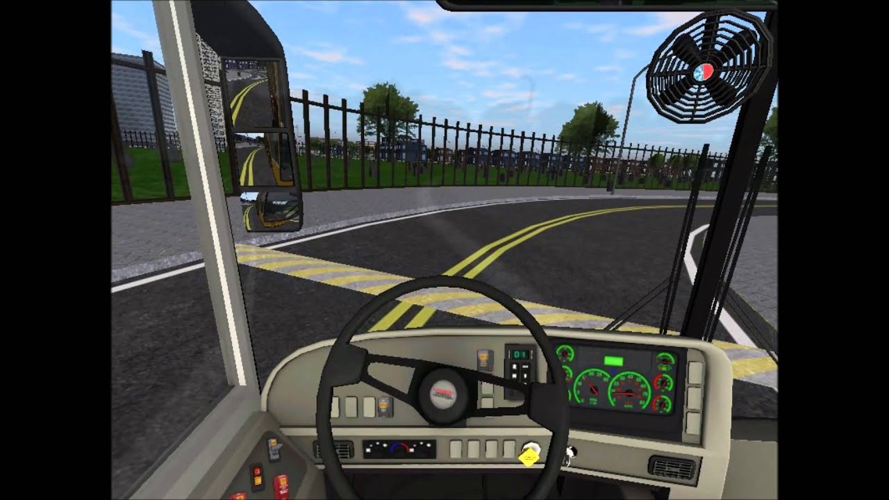 Rigs of Rods School Bus Driving - Thomas Saf-T-Liner HDX - PM Route