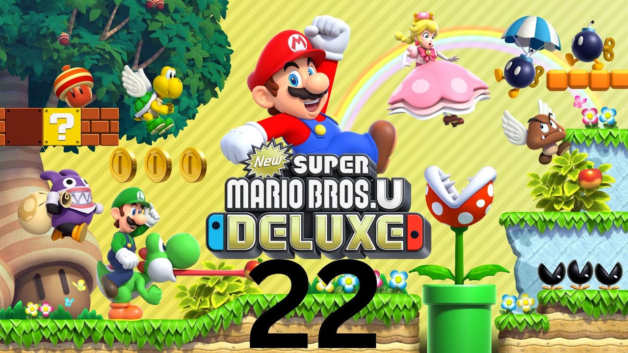 New Super Mario Bros U Deluxe Pilz Palast Schloss Die Letzte Schlacht