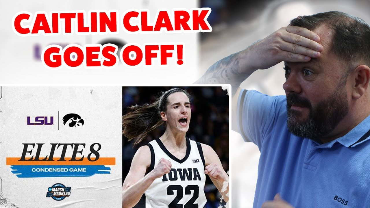 BRITS React to Iowa vs. LSU - Elite Eight NCAA tournament extended highlights