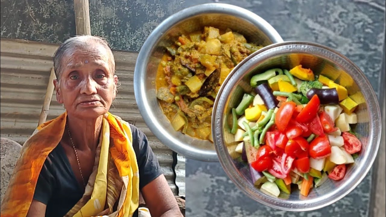 সব রকম সবজি দিয়ে বানানো দারুণ স্বাদের নিরামিষ তরকারি | Simple Mix Veg Recipe | Bengali recipe