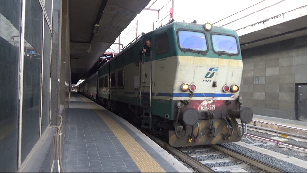 E656.552 + Invio di 4 carrozze Cuccette ÖBB, in partenza da Roma Termini!