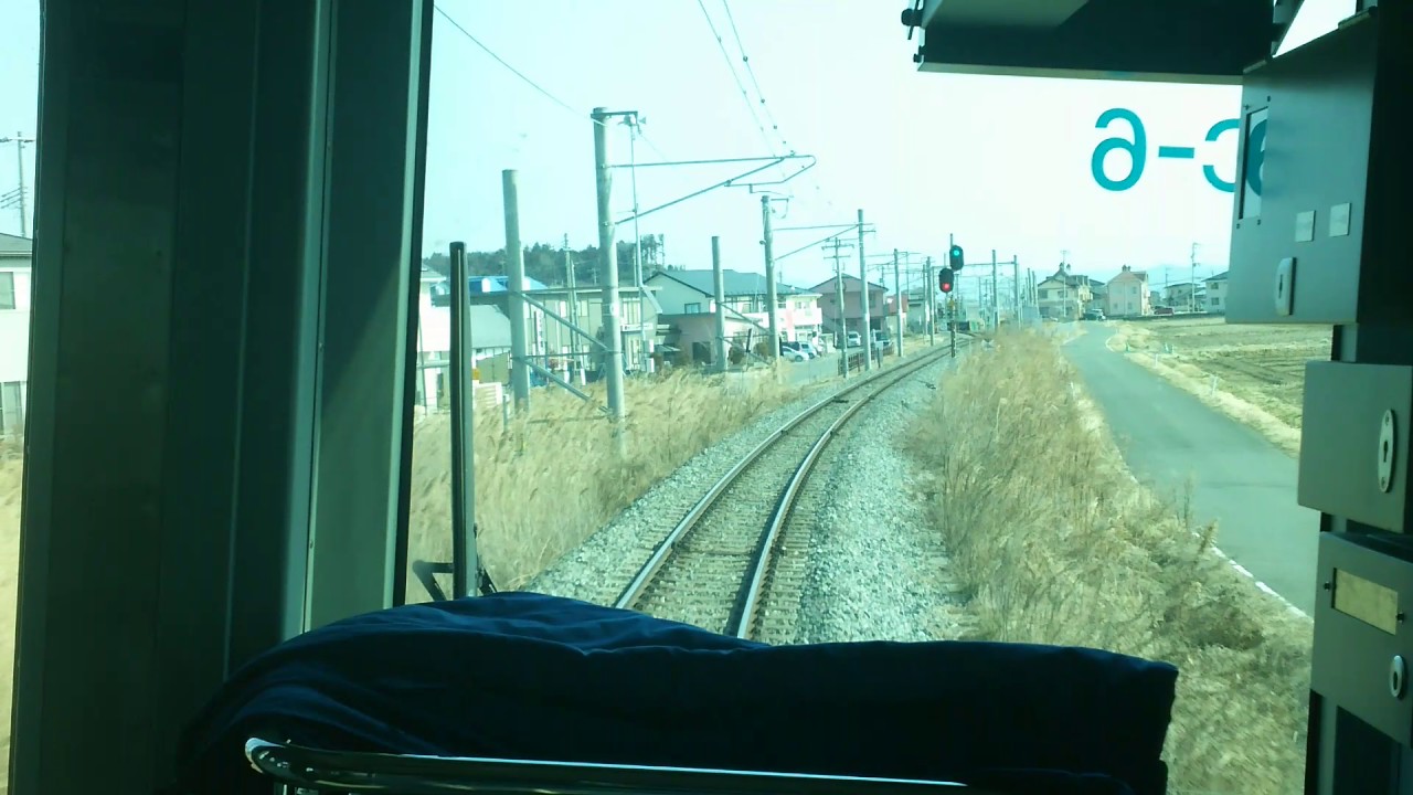 ジョイント音が最高！HB-E210系仙石東北ライン特別快速石巻行、陸前小野駅通過