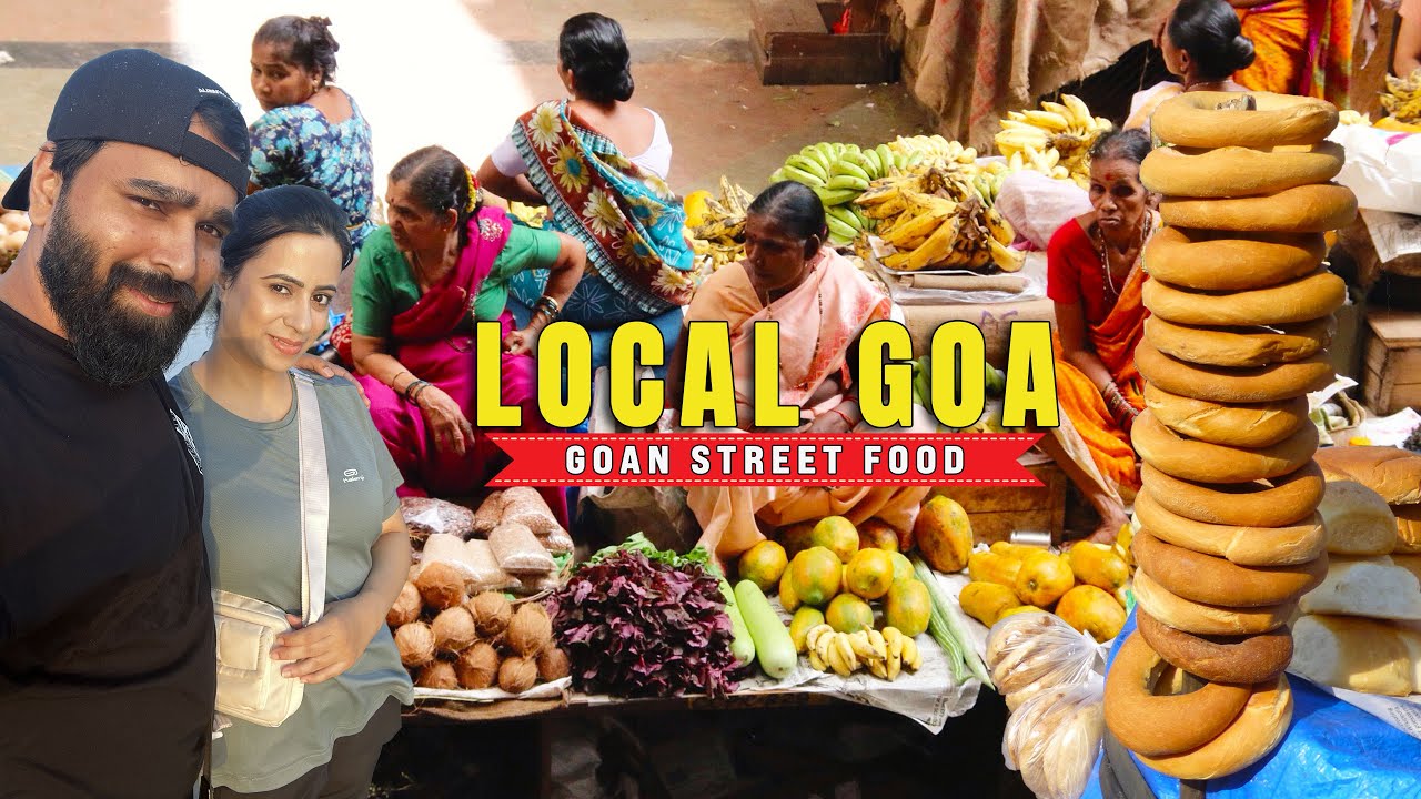 6-Hours of shopping at BIGGEST market & street food of South GOA!!