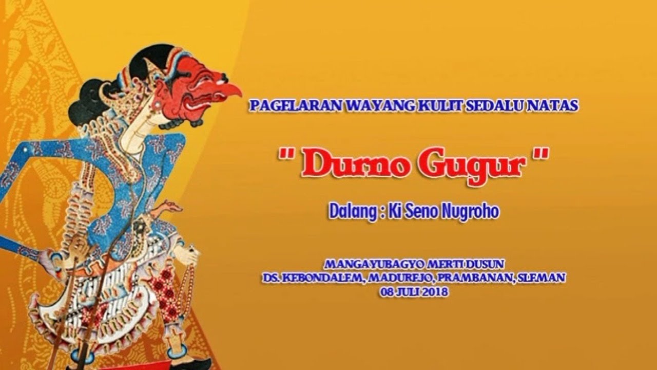 LIVE KI SENO NUGROHO II DURNA GUGUR