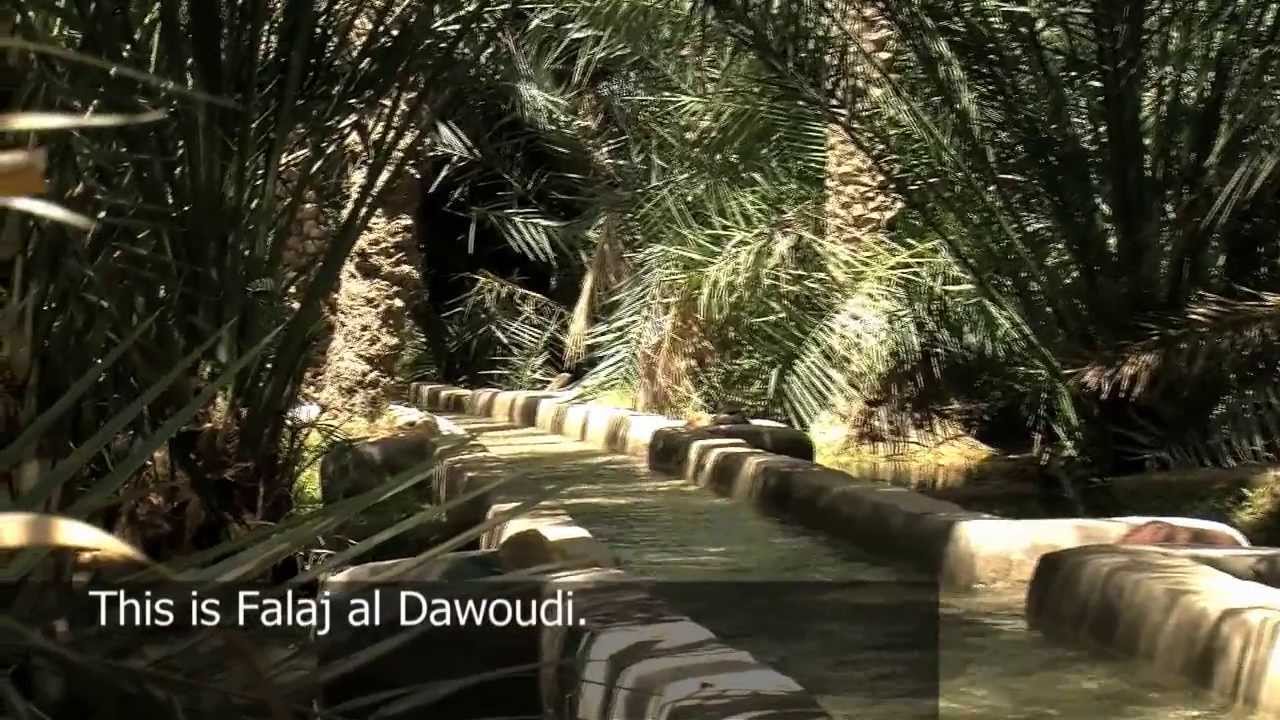 Traditional Falaj irrigation system in Al Ain