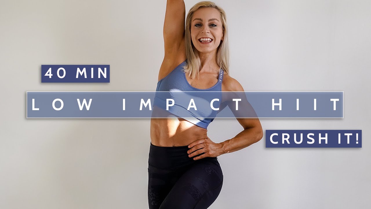 40 MIN NO JUMPING HIIT | Low Impact but Intense | Super Sweaty | Full Body | Fun | Crusher