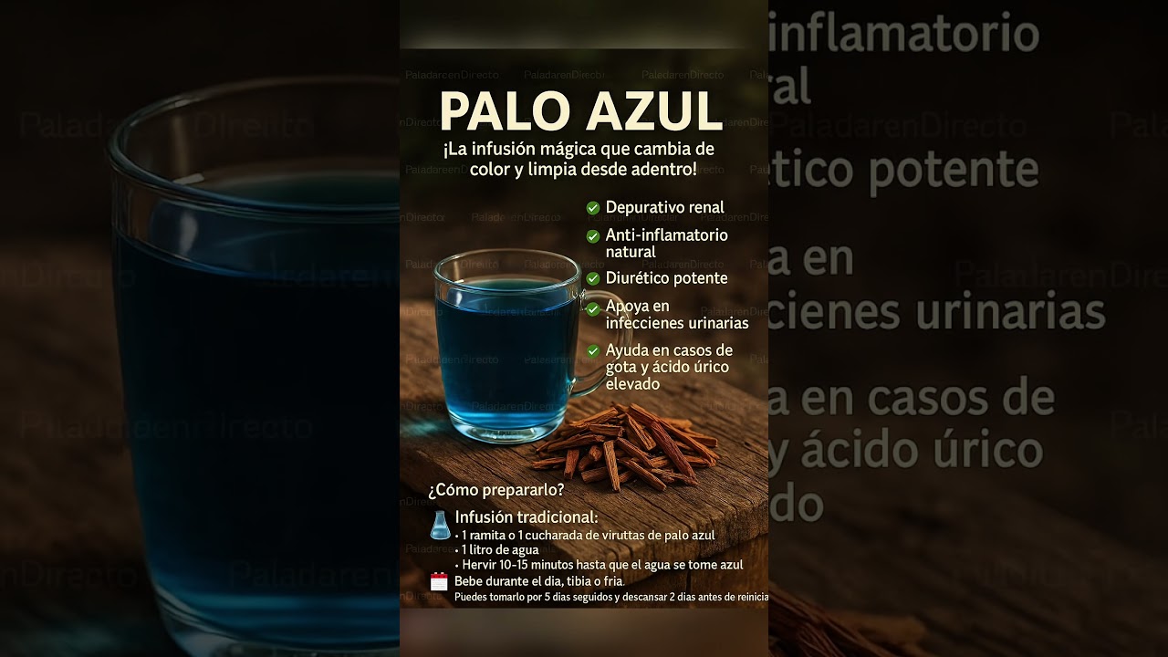Beneficios del Palo Azul #medicinanatural #natural