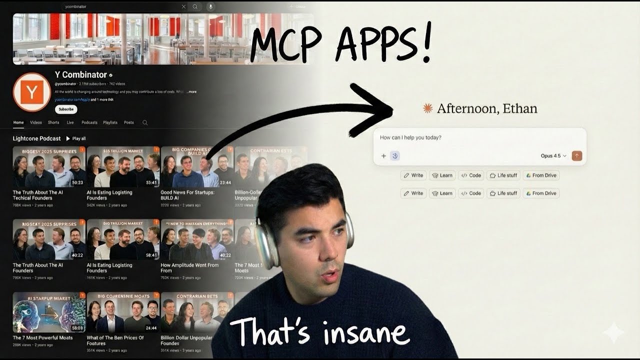 I Built a YouTube Channel Chatbot (MCP App) in 2 Hours with Claude Code