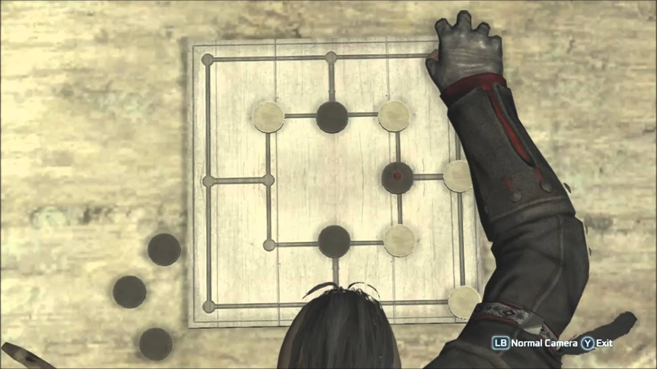 Выиграйте 500 фунтов стерлингов, играя в игры - 6(!) Man's Morris - Испытания воров - Assassin's ...