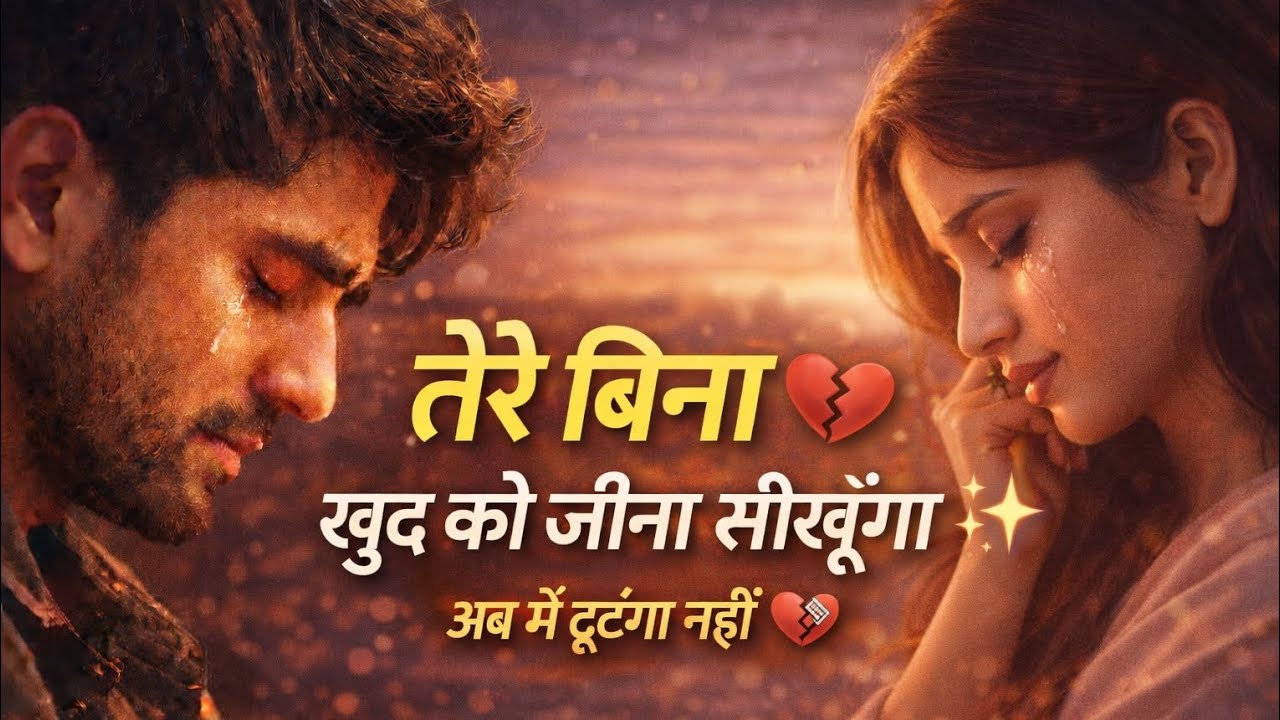 तेरे बिना जीना सीखूँगा 💔✨ | Sad Romantic + Motivational Song | New Hindi Song 2026