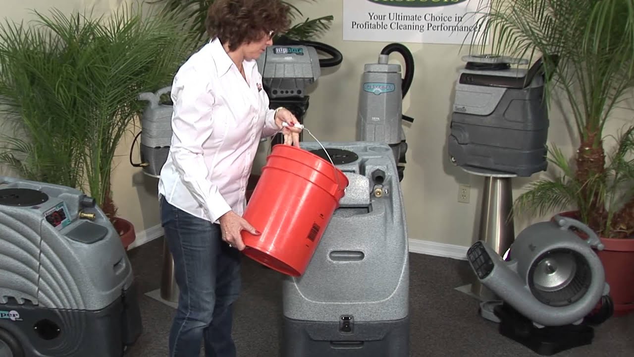 Sandia Products - 100 PSI 6- and 12-Gallon Heated Carpet Extractors Equipment Training Video