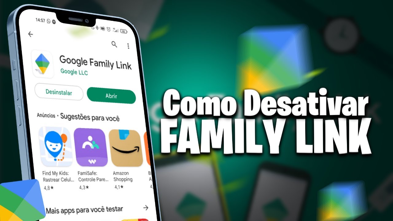 Como Remover o FAMILY LINK | Como Tirar o controle dos Pais
