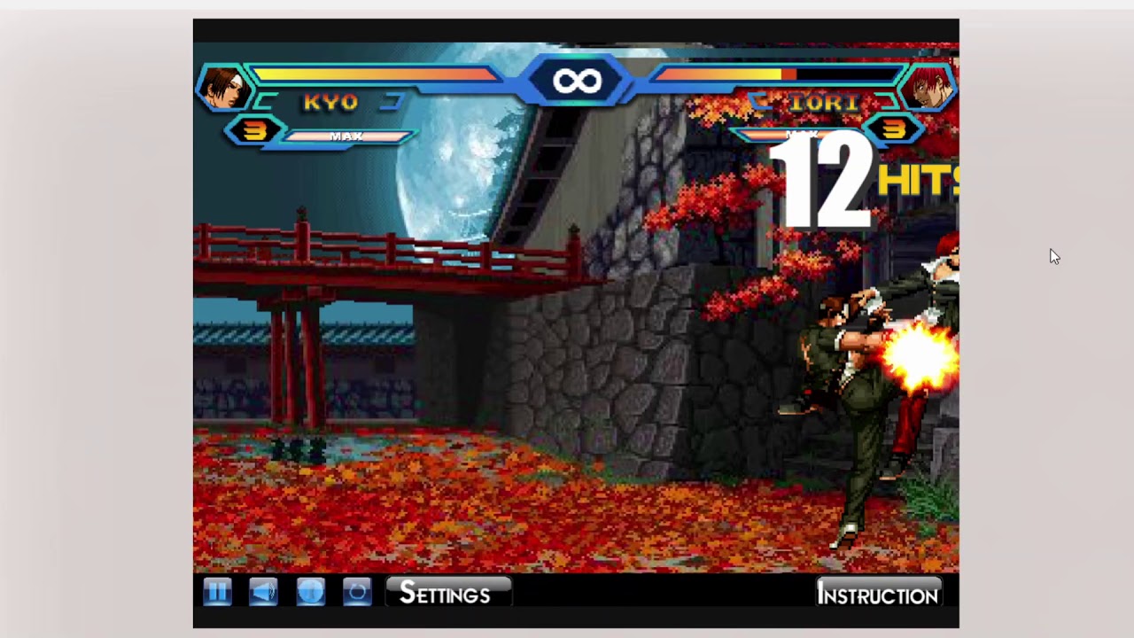《King of Fighters Wing 1.91》Infinite Combo - Kyo Kusanagi tutorial!!!