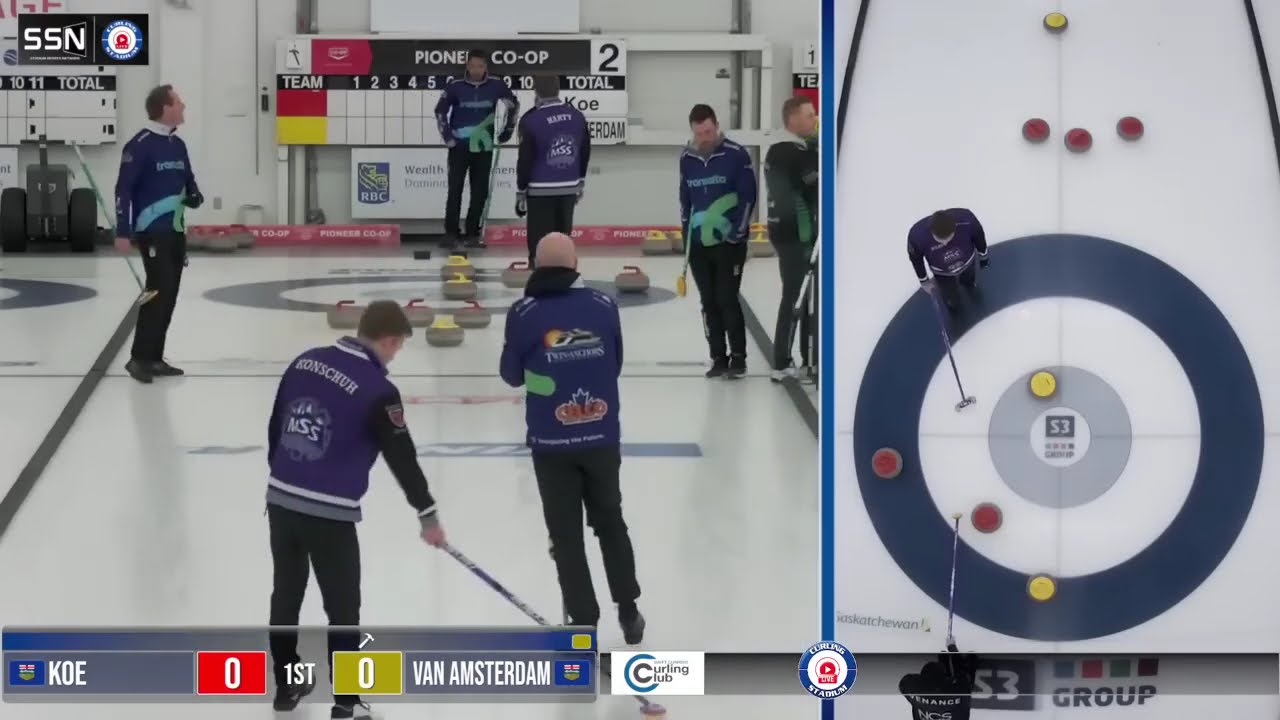 FEATURE  Evan Van Amsterdam vs  Kevin Koe   QUARTERS   RBC Dominion Securities Western Showdown 2