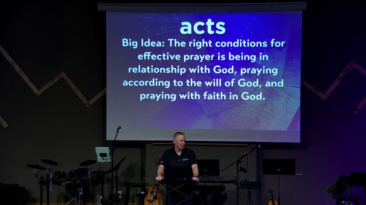 Sunday Livestream // 1 John 5:13-15 | Conditions for Effective Prayer