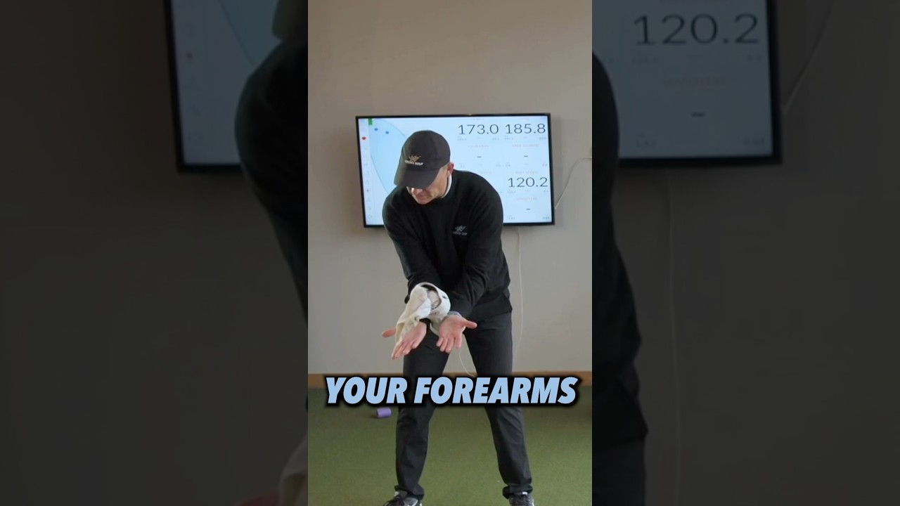 Eliminate the chicken-wing motion from your golf swing with this simple drill! 