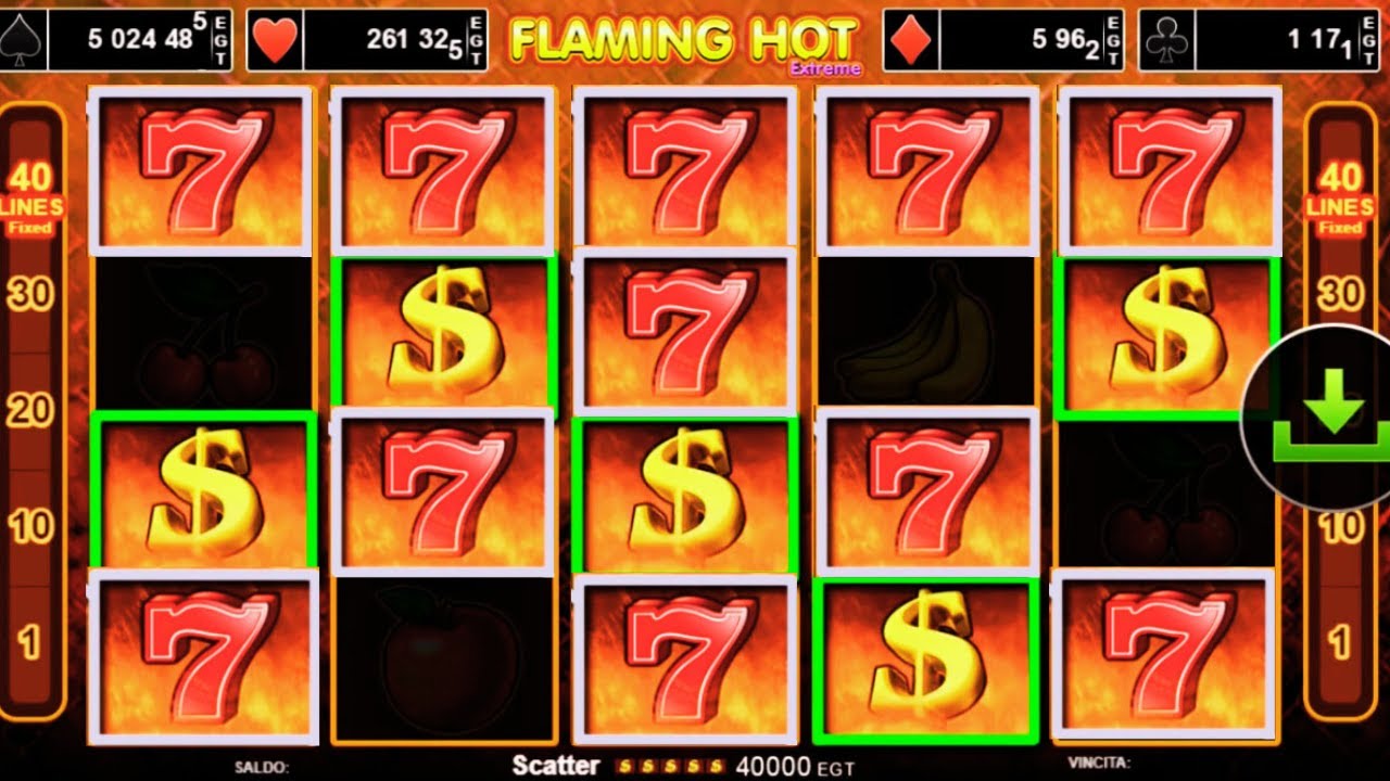 NEW BIG WIN Slot on EGT Flaming Hot Extreme – 5 Scatter! 🔥