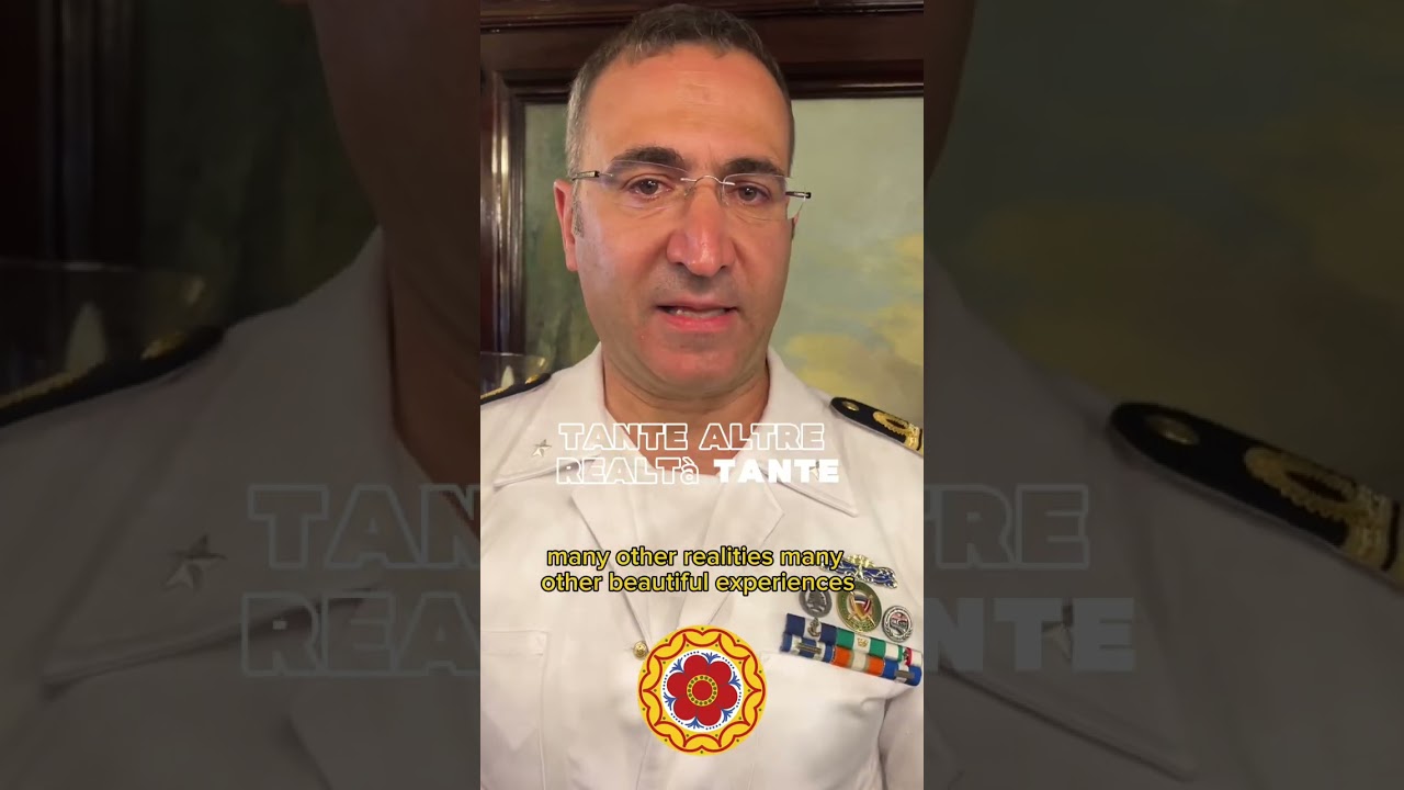 Il Comandante Giuseppe Lai dell’Amerigo Vespucci 🇮🇹