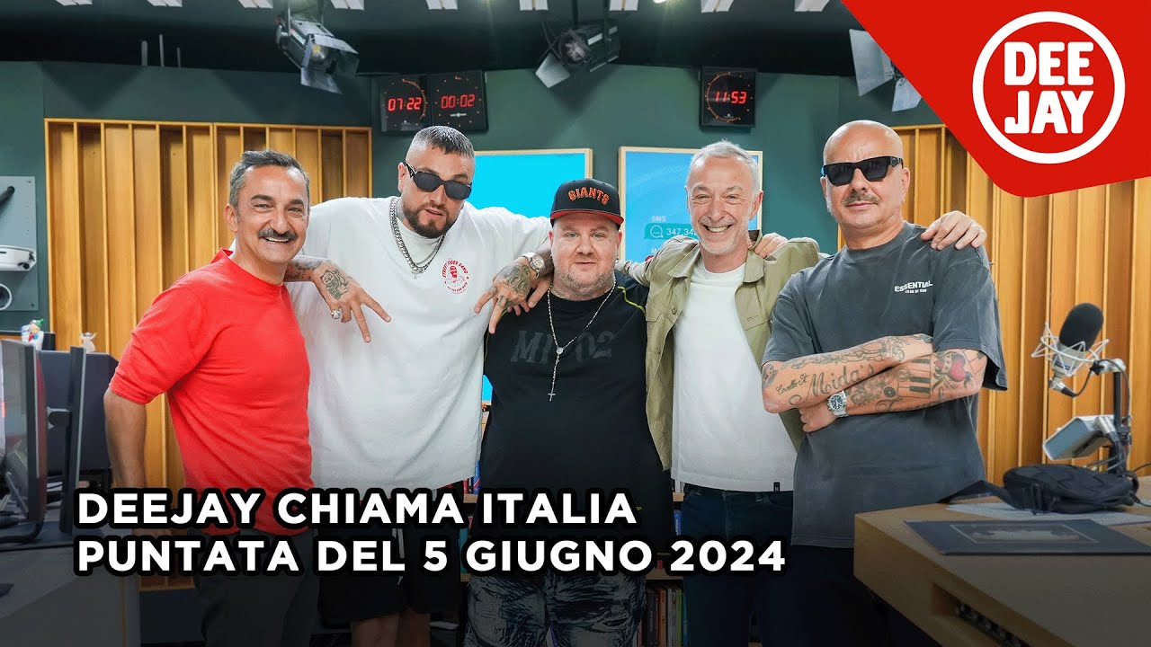 Deejay Chiama Italia - Puntata del 5 giugno 2024 / Ospiti Club Dogo