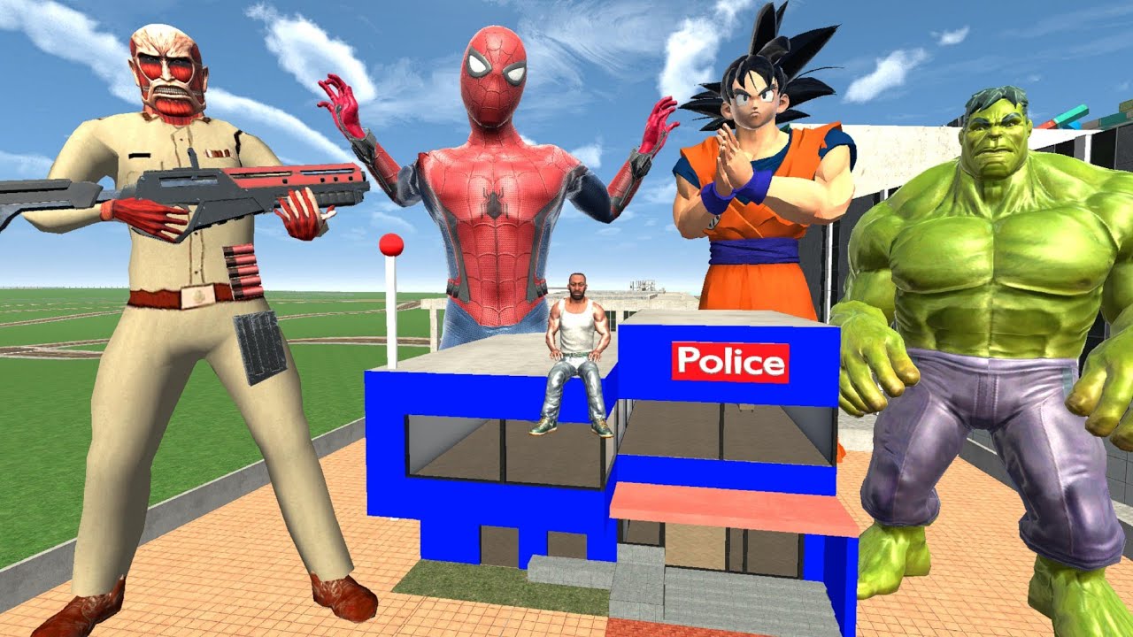 Franklin Join The Police & Arrest Monsters – INDIAN BIKE DRIVING 3D